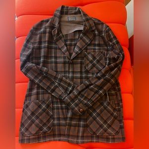 Pendleton 49er retro Rockabilly shirt sport coat cardigan 100% wool